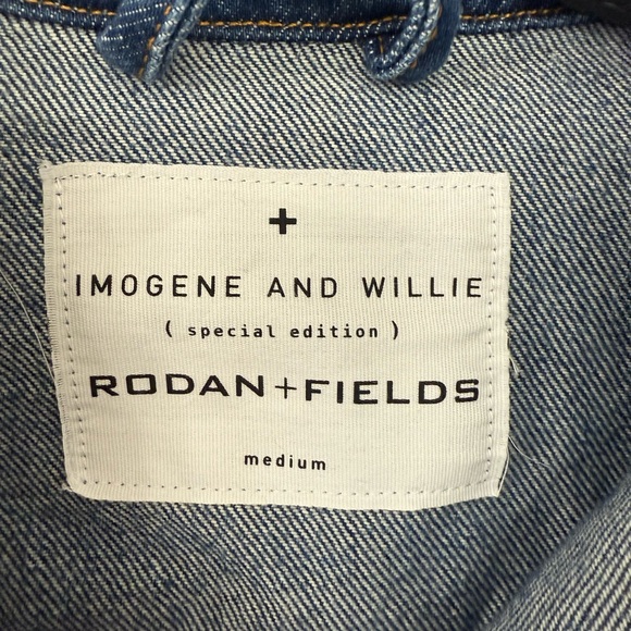 Imogene and Willie Denim Jacket x Rodan + Fields Collab Jean Blue Classic & - Picture 4 of 10